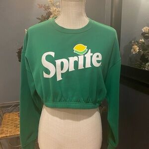 SPRITE CROP SWEATSHIRT